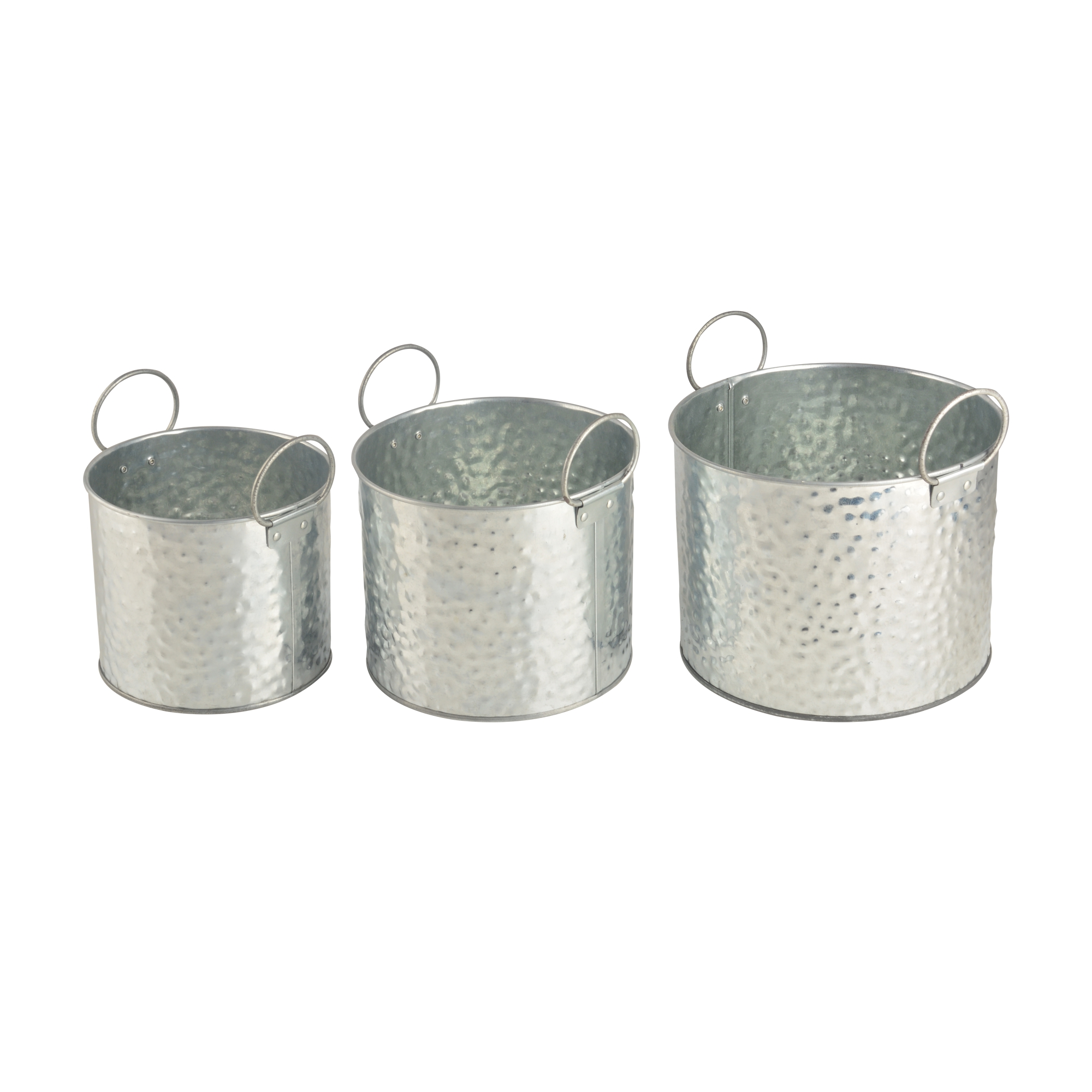 Set de găleți pentru controlul presiunii florilor de grădină din metal cu mâner Găleată decorativă pentru ghiveci de grădină